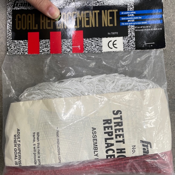 Sold on eBay Franklin street hockey replacement net - Picture 2 of 5
